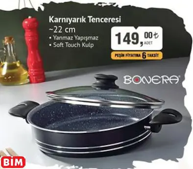 BONERA KARNIYARIK TENCERESİ ~22 CM BONERA KARNIYARIK TENCERESİ ~22 CM